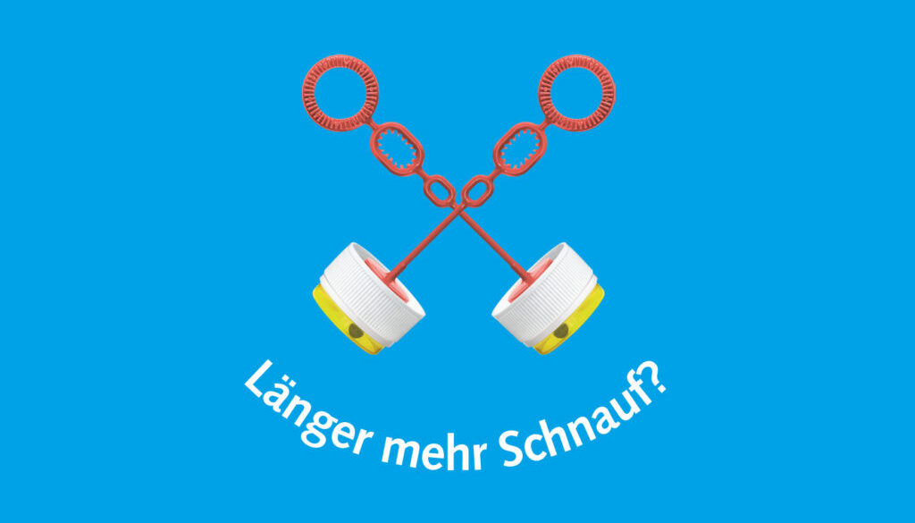 Sujet Seifenblase für Kampagne Atemweg 2017 der Lungenliga